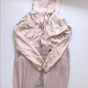 Matching hoodie joggers set
